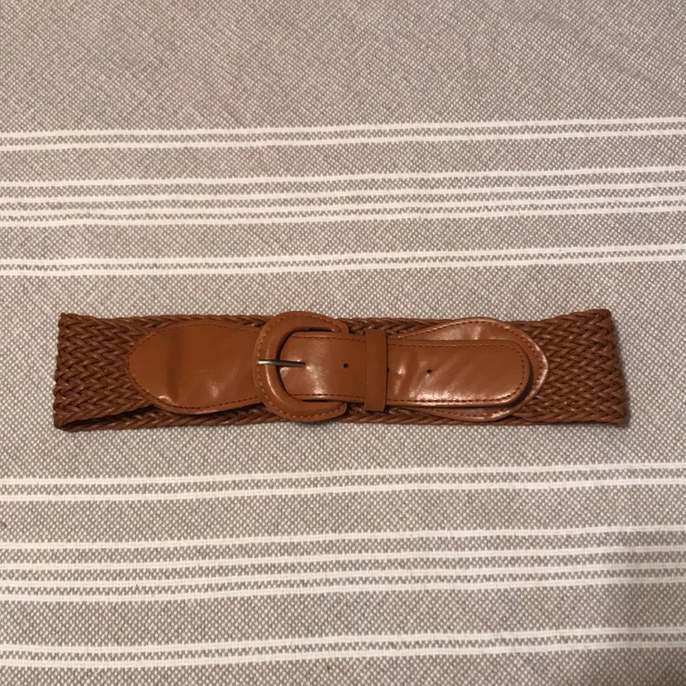 Camel color wide belt